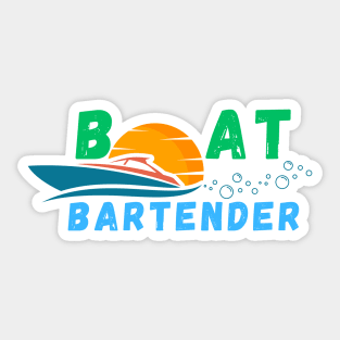 Boat Bartender Sticker